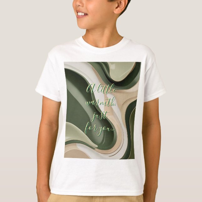 T-shirt classique pour enfants en graphisme élégan (Devant)