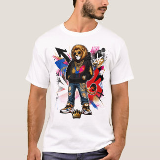 T-Shirt Classique pour Hommes à Col Rond - Graphiq