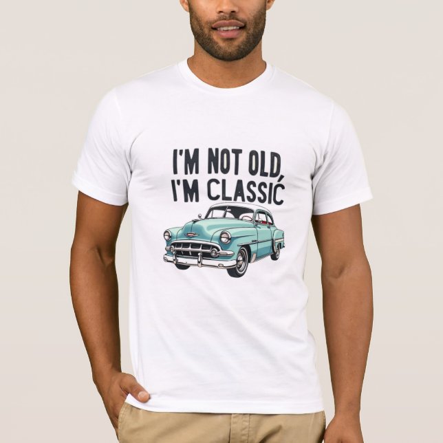 T-shirt classique pour hommes, pas vieux version 2 (Devant)
