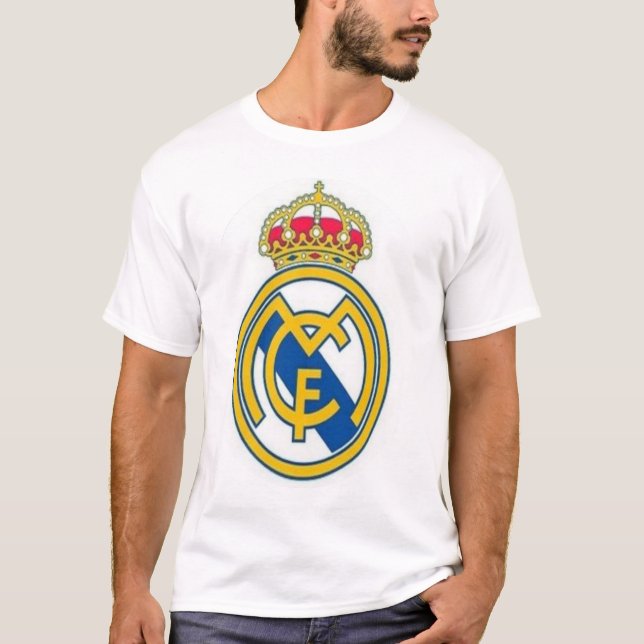 T-Shirt Classique pour Supporters du Real Madrid – (Devant)