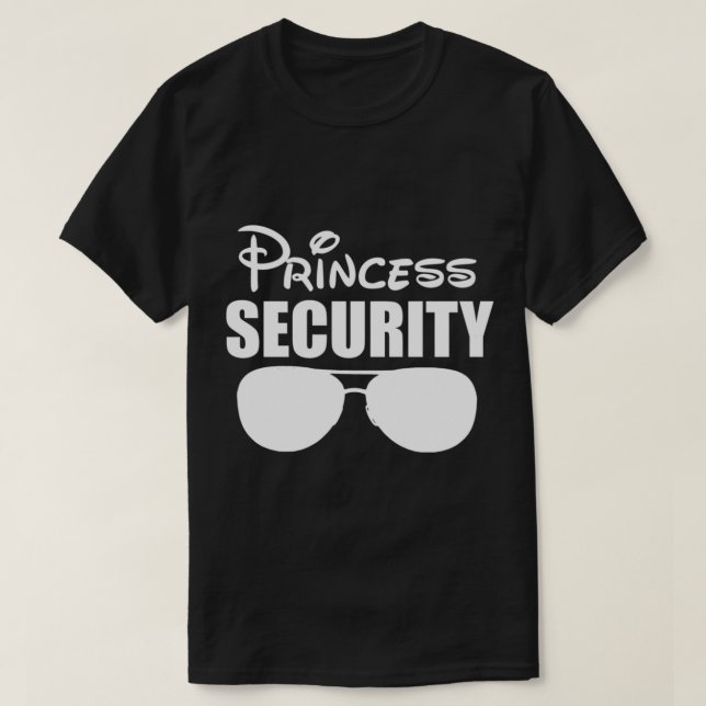 T-shirt classique Princess Security (Design devant)