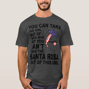 T-shirt Classique Retro Girl De Père Noël Rosa Fier Père N