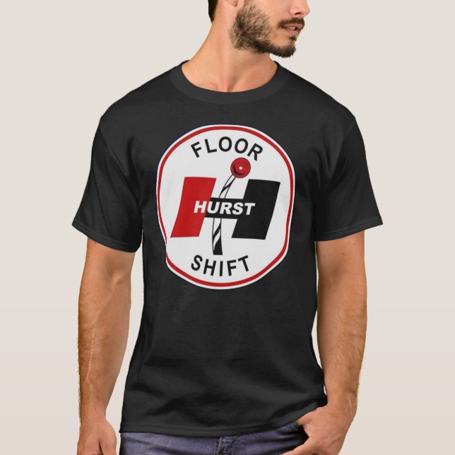 T-Shirt classique rétrograde Hurst Shift Floor (Devant)