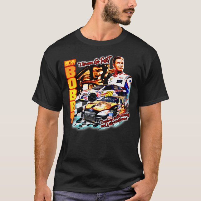 T-shirt classique Ricky Bobby Racing (Devant)