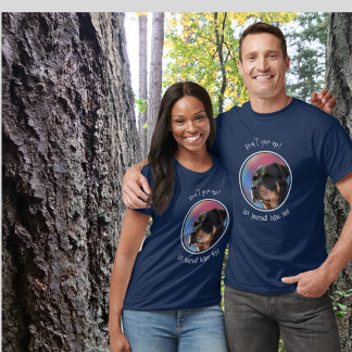 T-Shirt Classique Rond Rottweiler Ne Pas Abandonne