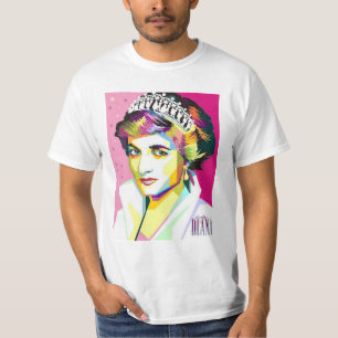 T-shirt Classique royale de la princesse Diana