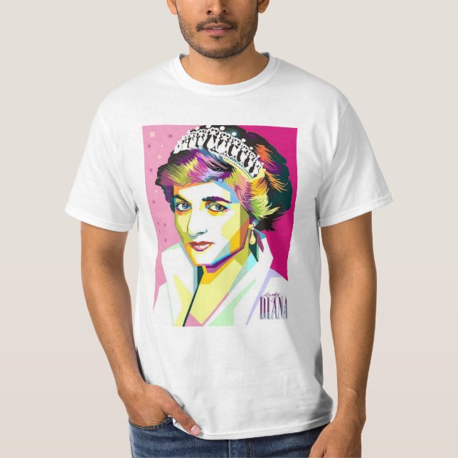 T-shirt Classique royale de la princesse Diana (Devant)