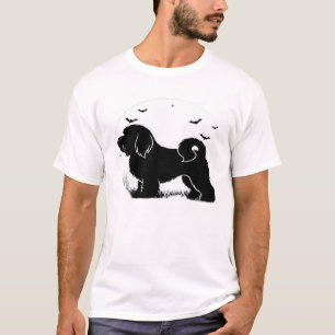 T-shirt classique silhouette lune d'Halloween Chie
