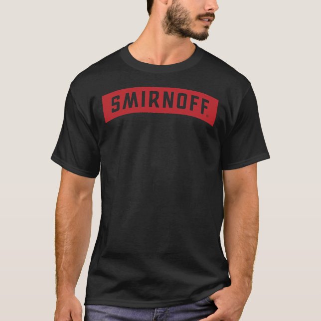 T-shirt classique Smirnoff (Devant)