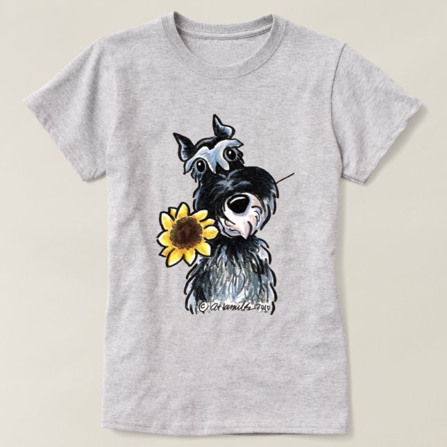 T-shirt Classique Sunny Schnauzer (Design devant)