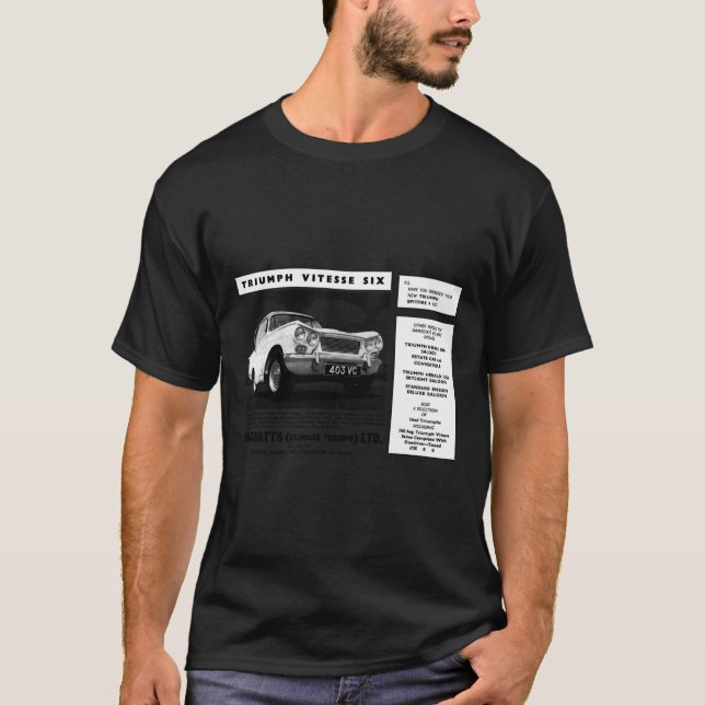T-shirt classique TRIUMPH VITESSE (Devant)