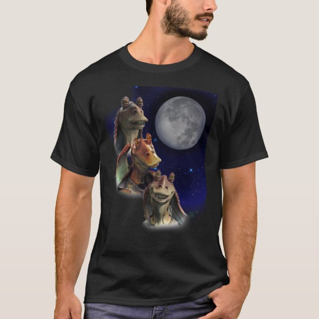 T-Shirt Classique Trois Jar Jar Moon (Devant)