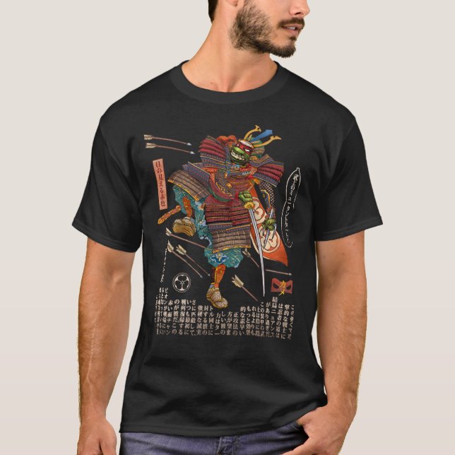T-Shirt Classique Turtle-Raphael Samurai (Devant)