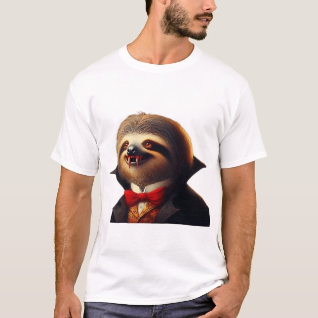 T-Shirt Classique Vampire de Paresse (Devant)