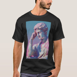 T-shirt Classique Vaporwave déchu — Esthétique de dégradé
