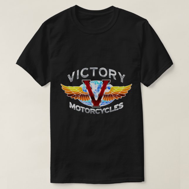 T-shirt classique Victory Motorcycles (Design devant)