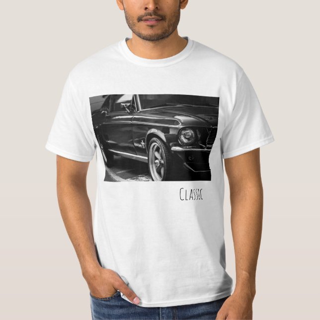 T-shirt classique Vieux Voiture (Devant)