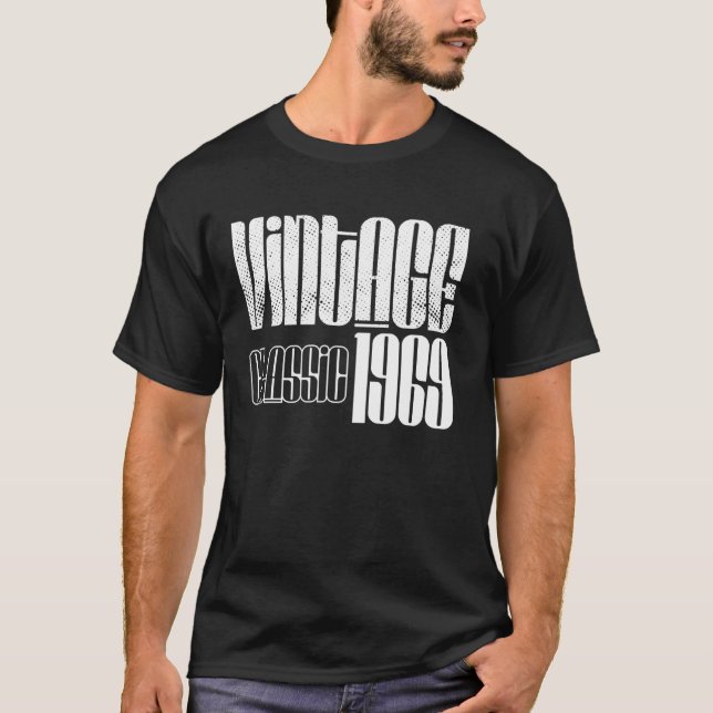 T-shirt Classique Vintage 1969 (Devant)