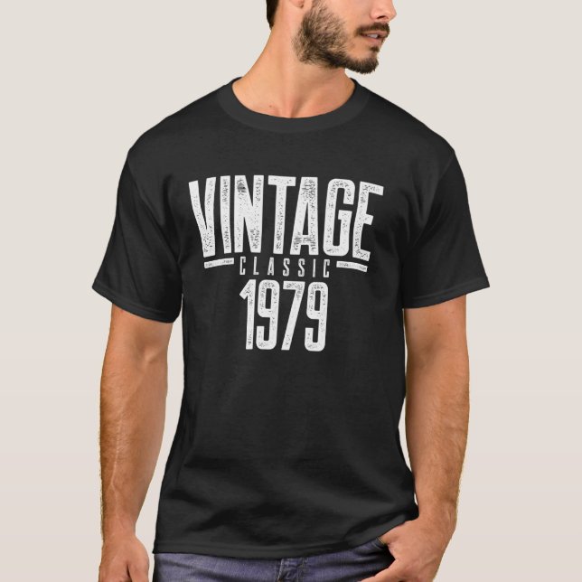 T-shirt Classique Vintage 1979 (Devant)