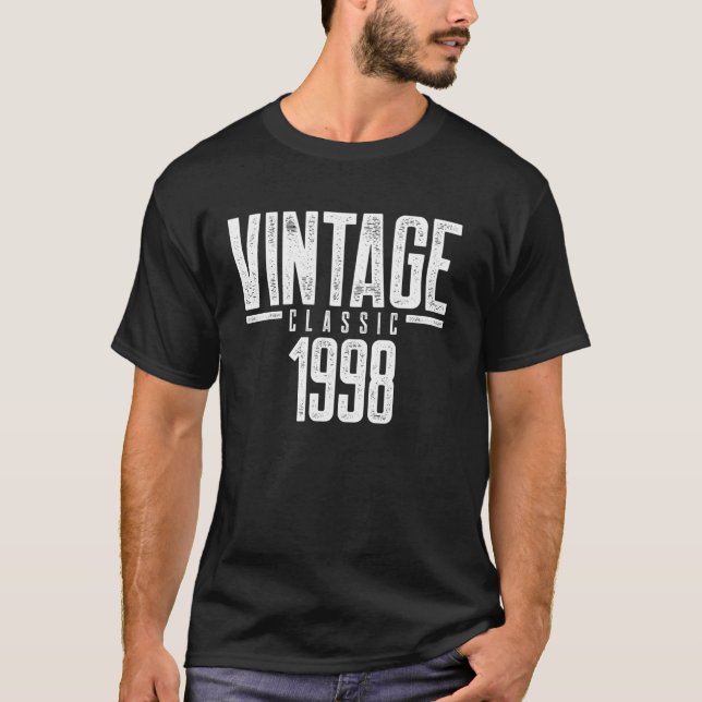 T-shirt Classique Vintage 1998  1 (Devant)