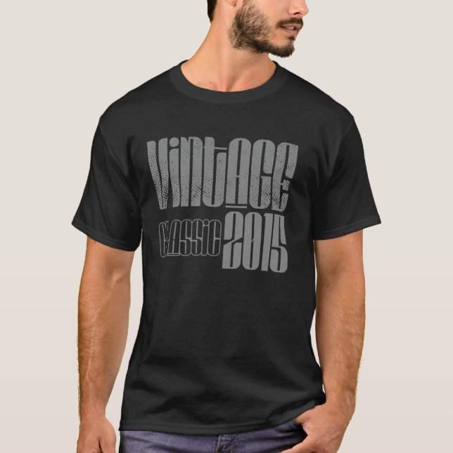 T-shirt Classique Vintage 2015 (Devant)