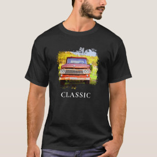 T-shirt *~* Classique Vintage antiquité Rouille CAMION ro