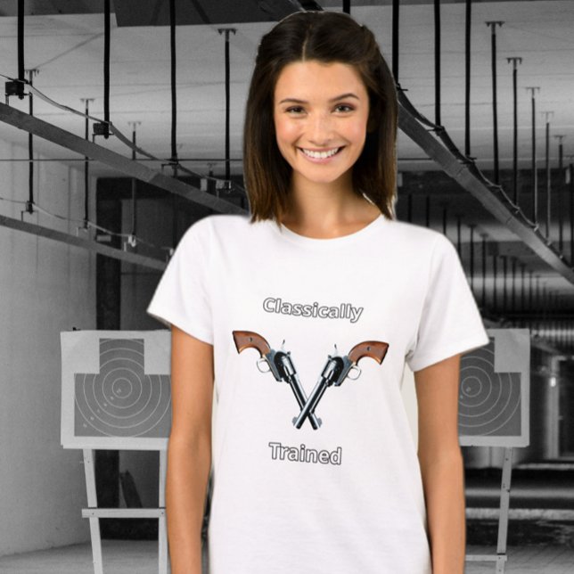 T-shirt Classiquement Formé 6 Tireur (Créateur téléchargé)