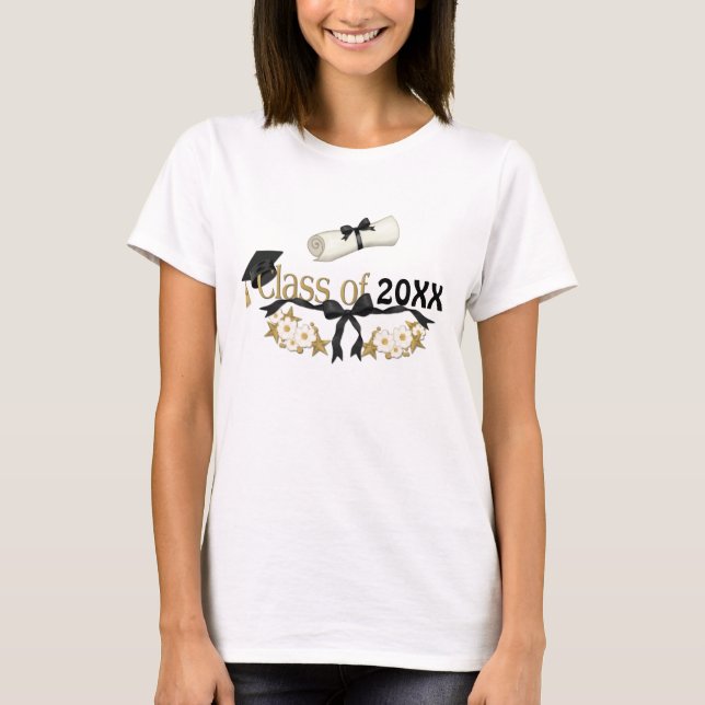 T-shirt Classy Graduation Floral (Devant)