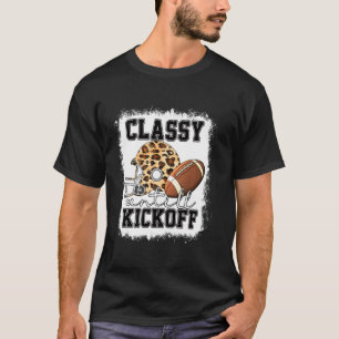T-shirt Classy Jusqu'Au Kickoff American Football Girl Jeu