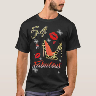 T-shirt Classy Sassy 54 Fabuleux Leopard à talon élevé 54t