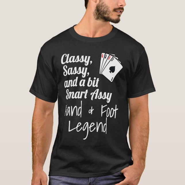 T-shirt Classy Sassy Et Un Peu Smart Assy Hand & Pied Legy (Devant)
