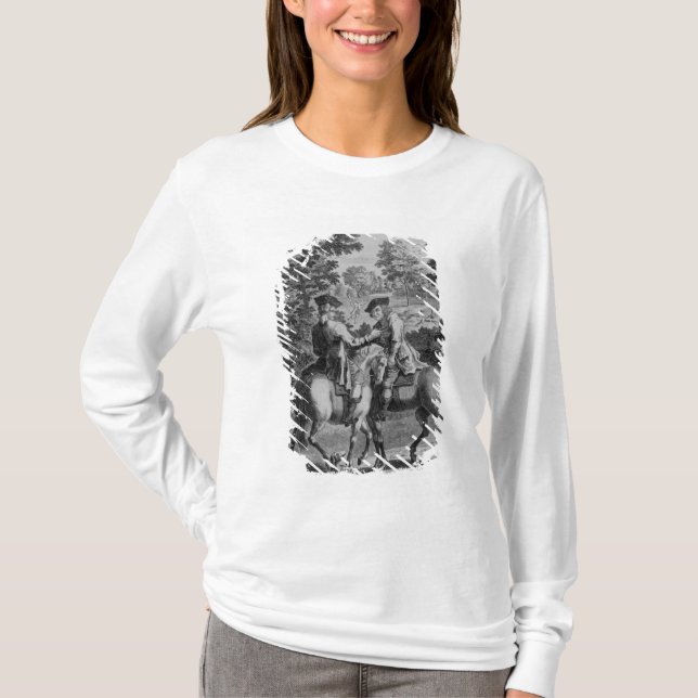 T-shirt Claude Duval volant le cordier de châtelain (Devant)