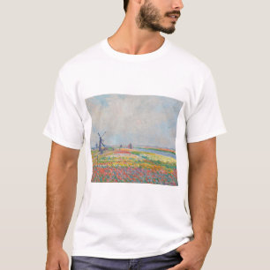 T-shirt Claude Monet - Champs de tulipes près de La Haye