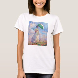 T-shirt Claude Monet - Femme à l'ombrelle tournée vers la