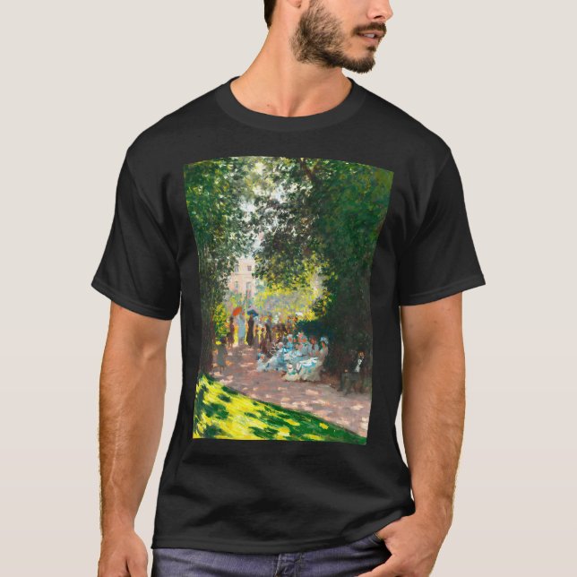 T-shirt Claude Monet Fille au ChienMonet (Devant)