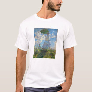 T-shirt Claude Monet - La Promenade, Femme avec un Parasol