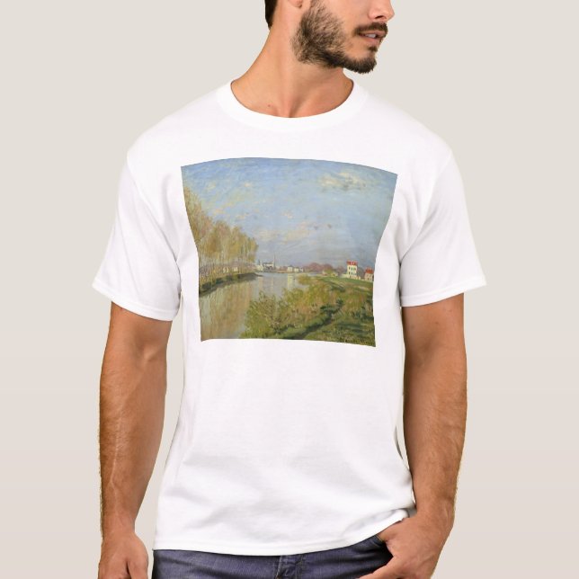 T-shirt Claude Monet | la Seine à Argenteuil, 1873 (Devant)