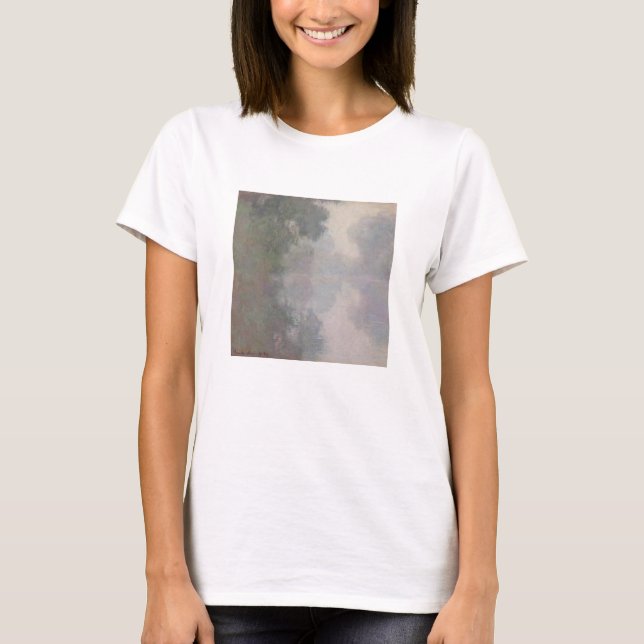 T-shirt Claude Monet | la Seine chez Giverny, brumes de (Devant)
