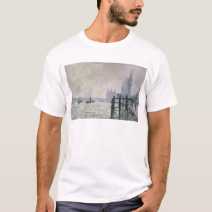 T-shirt Claude Monet la Tamise au-dessous de Westminster