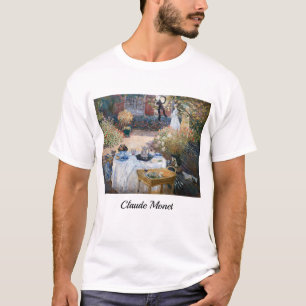 T-shirt Claude Monet - Le déjeuner, panneau décoratif