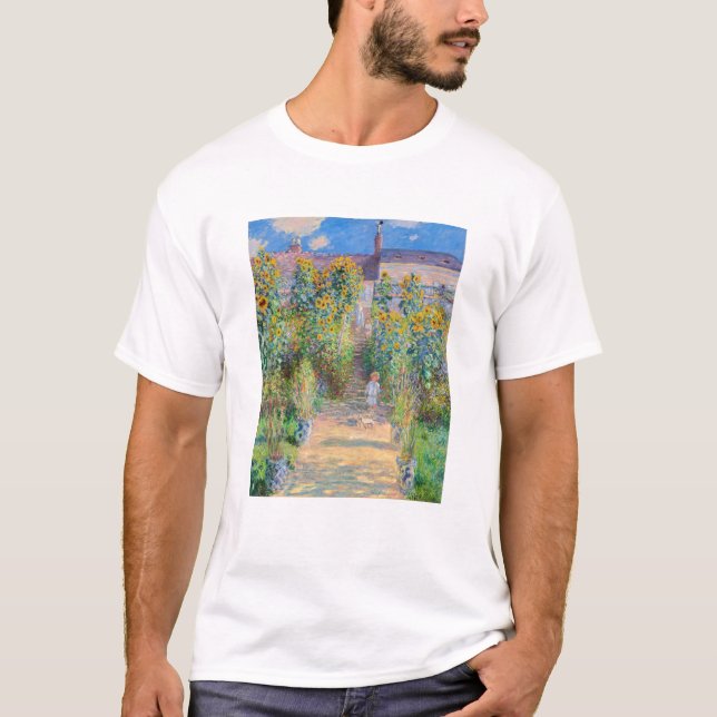 T-shirt Claude Monet - Le jardin de l'artiste à Vetheuil (Devant)