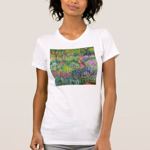 T-shirt Claude Monet : Le jardin d'iris chez Giverny