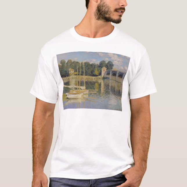T-shirt Claude Monet | le pont à Argenteuil, 1874 (Devant)