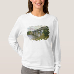 T-shirt Claude Monet   le pont de chemin de fer à