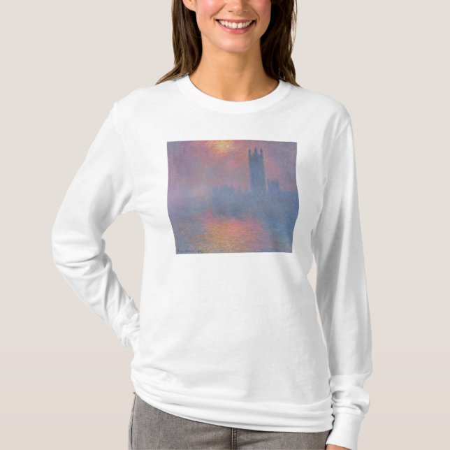 T-shirt Claude Monet | les Chambres du Parlement, Londres (Devant)