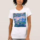 T-shirt Claude Monet - Lys d'eau 1919<br><div class="desc">Claude Monet - Water Lilies 1919. La célèbre peinture artistique.</div>