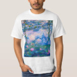 T-shirt Claude Monet - Lys d'eau 1919<br><div class="desc">Claude Monet - Water Lilies 1919. La célèbre peinture artistique.</div>