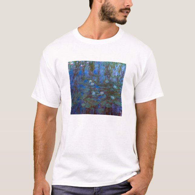 T-shirt Claude Monet - Lys d'Eau Bleue (Devant)