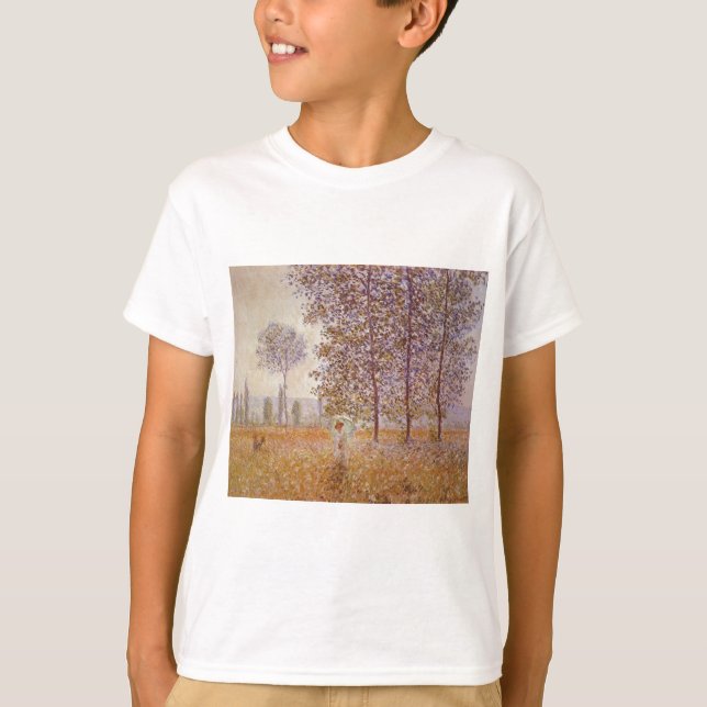 T-shirt Claude Monet - peupliers au soleil (Devant)