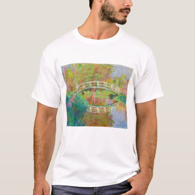 T-shirt Claude Monet - Pont Japonais, Giverny (Devant)